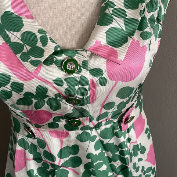 ANTHROPOLOGIE Moulinette Soeurs silk floral dress
pastel floral print pockets - Picture 9 of 16